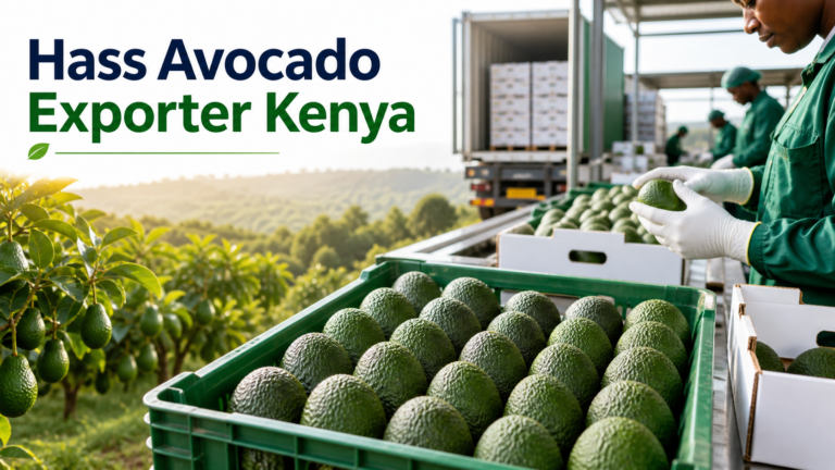 Kenyan Hass avocados being inspected and packed for export buyers